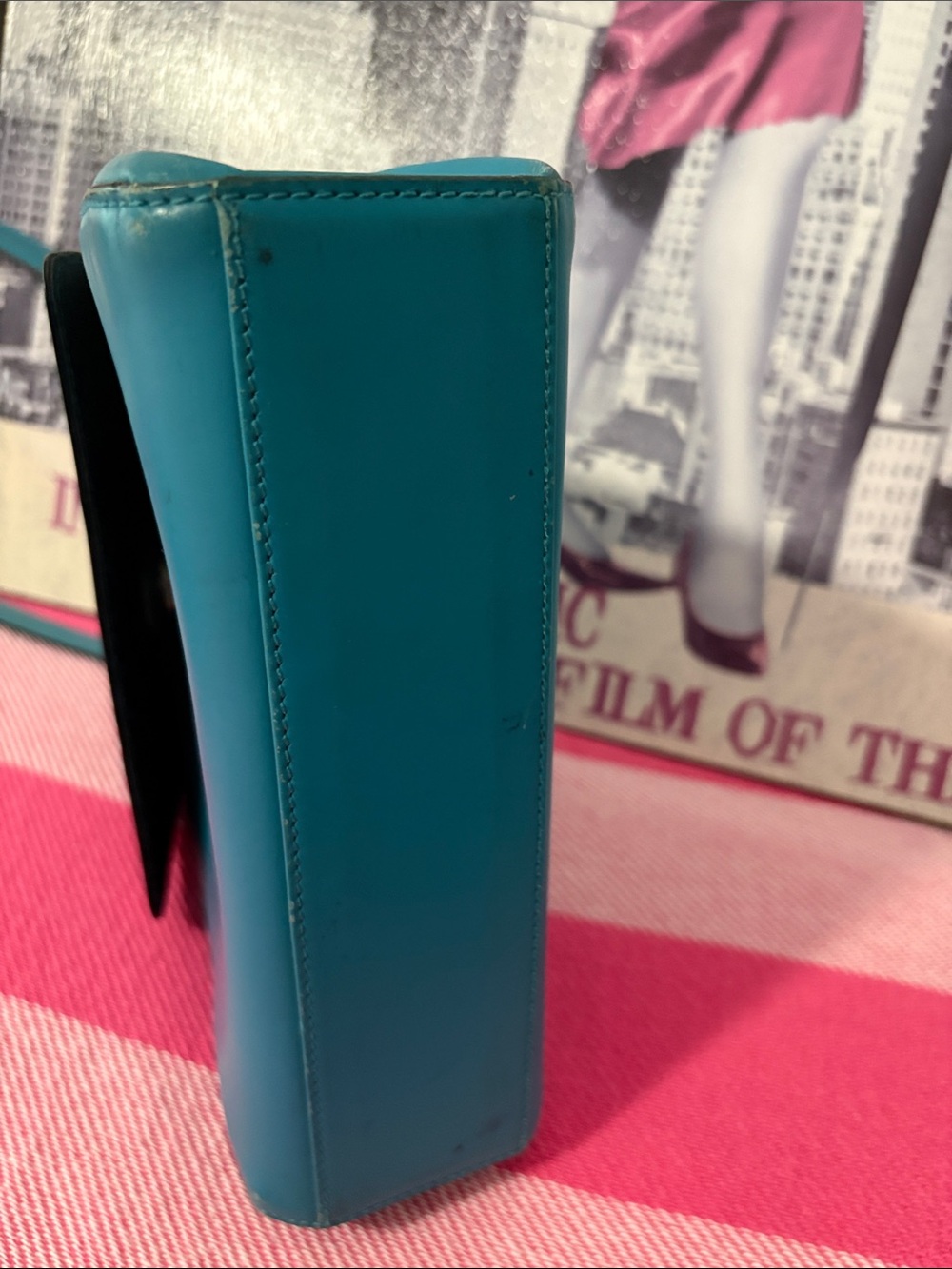 Bally Teal Shoulder Bag with Long Strap - Picture 6 of 16